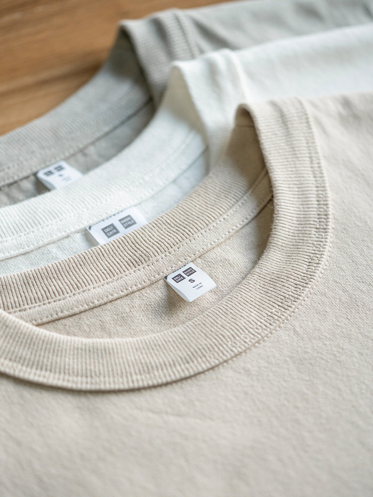 Heavy Weight Cotton Round Neck T-Shirt