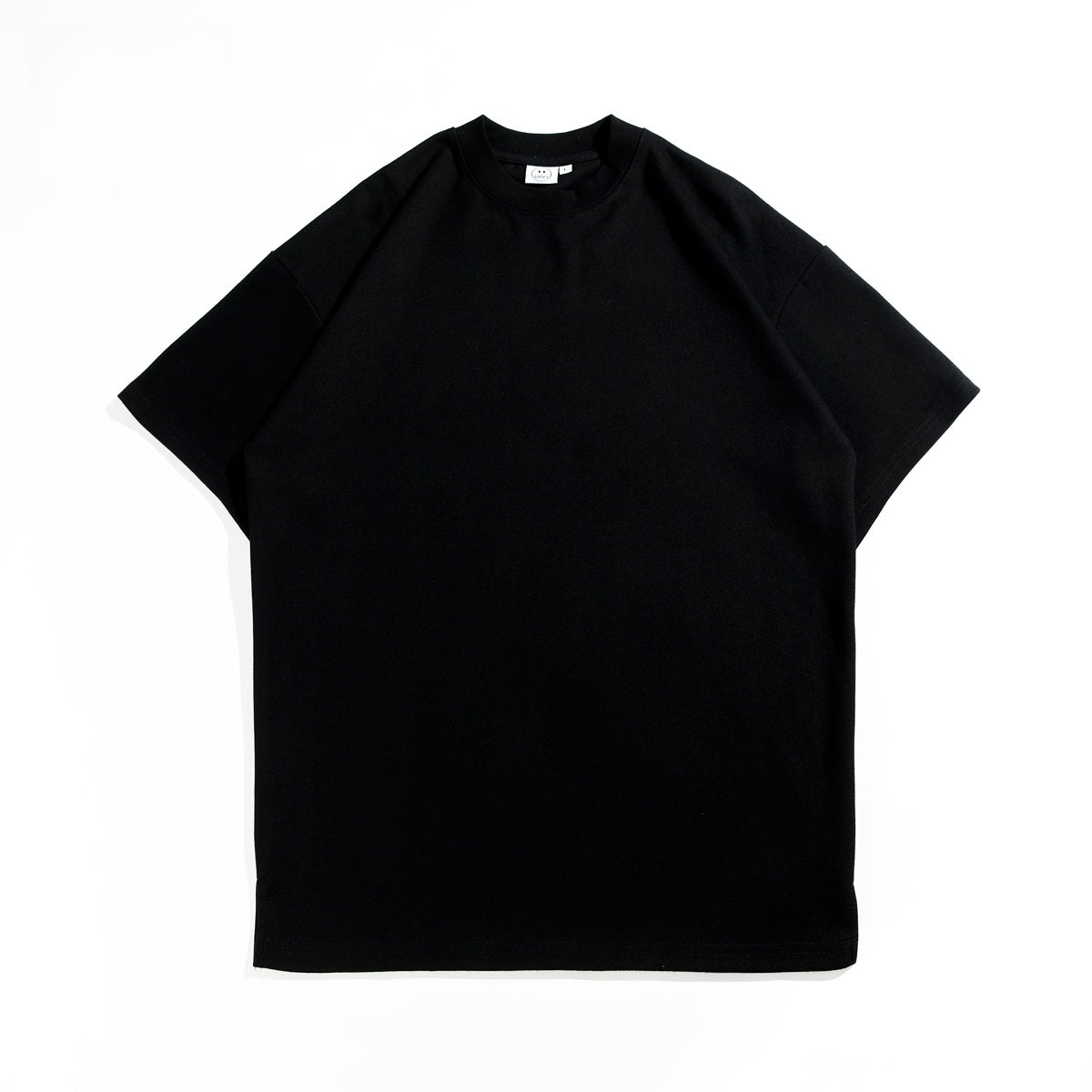 Heavyweight Brushed Cotton T-Shirt Men Vintage Style