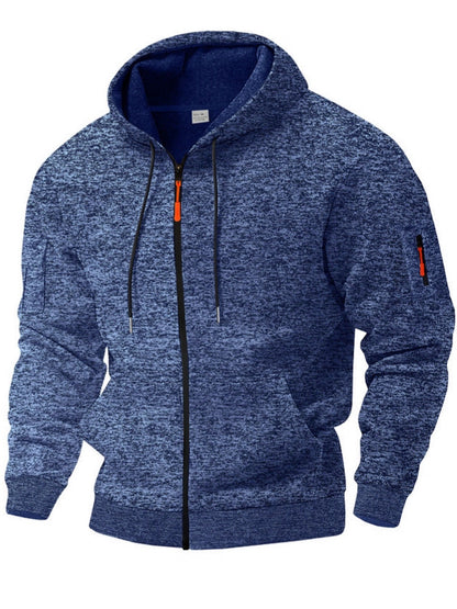 Heavyweight Cationic Fleece Zipper Hoodie