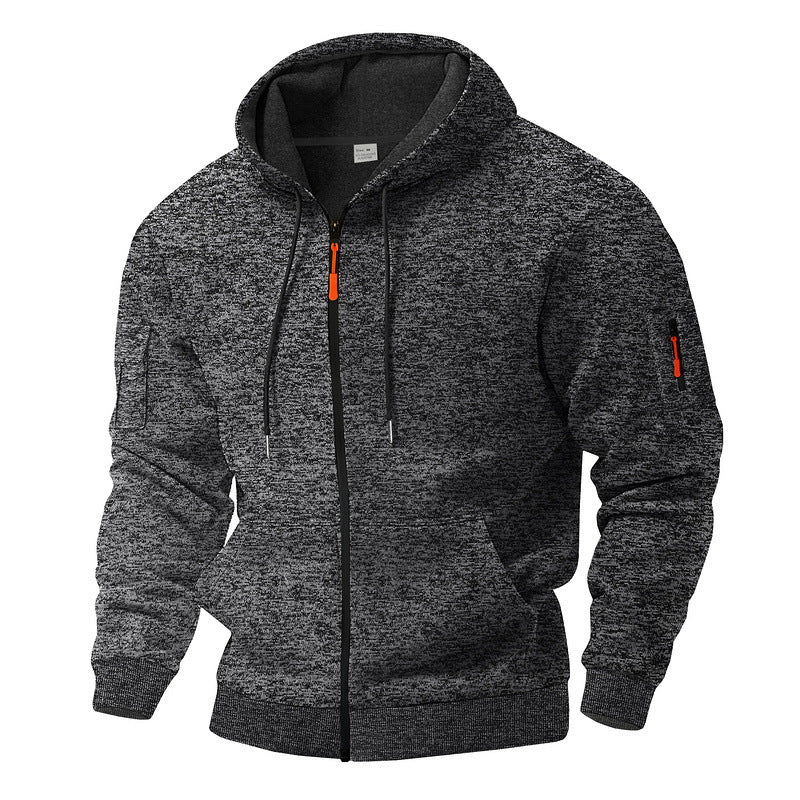 Heavyweight Cationic Fleece Zipper Hoodie