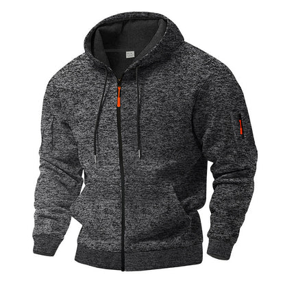 Heavyweight Cationic Fleece Zipper Hoodie