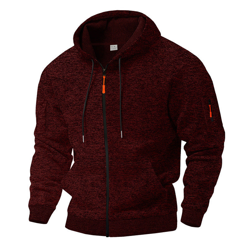 Heavyweight Cationic Fleece Zipper Hoodie