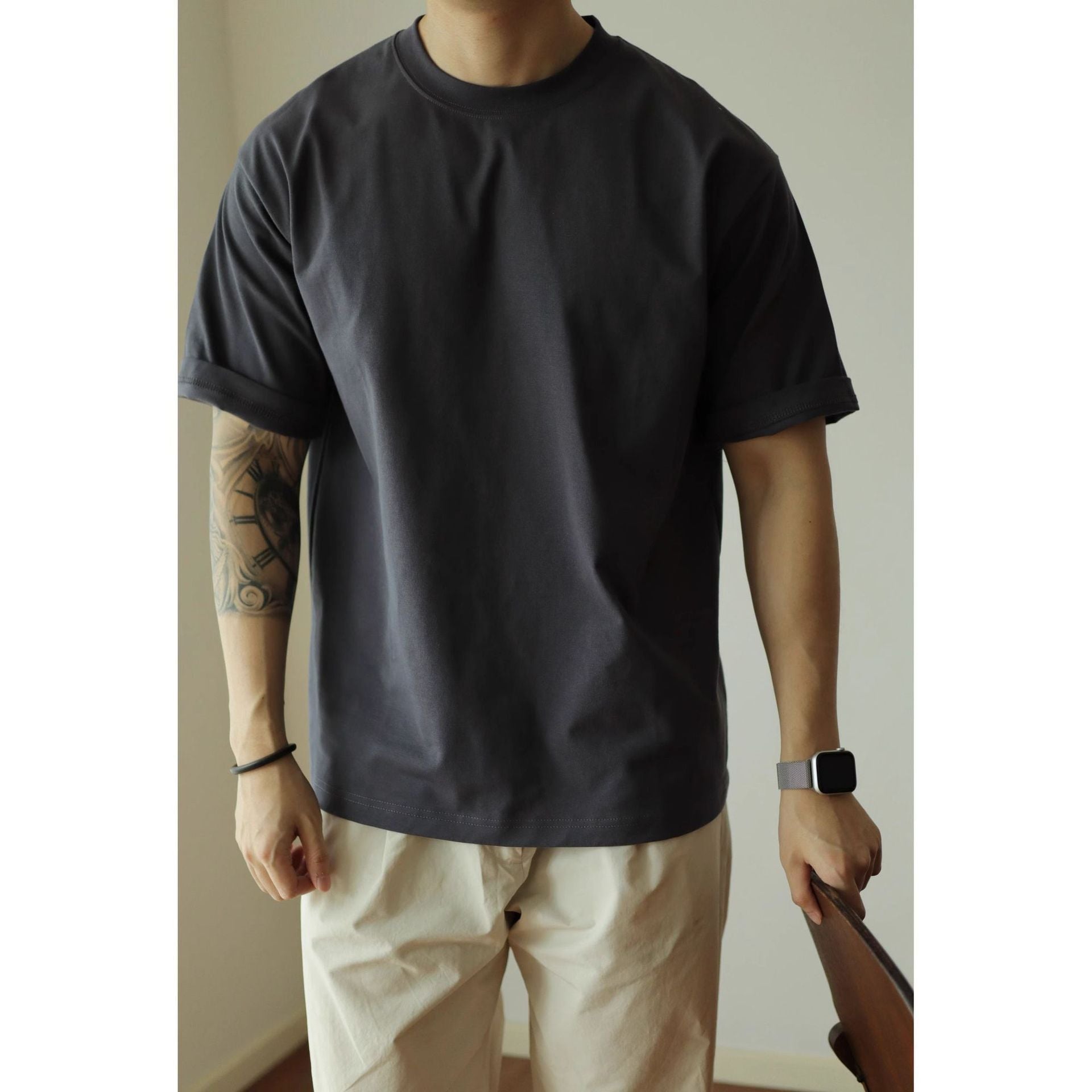 Heavyweight Cotton Crewneck T-Shirt