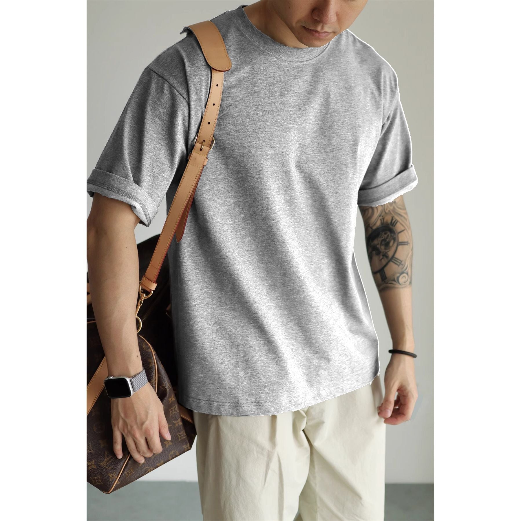 Heavyweight Cotton Crewneck T-Shirt