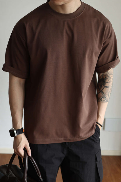 Heavyweight Cotton Crewneck T-Shirt