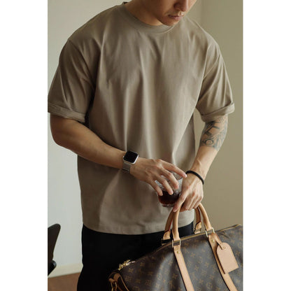 Heavyweight Cotton Crewneck T-Shirt