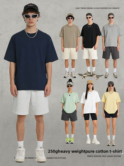 Heavyweight Cotton Drop Shoulder T-Shirt