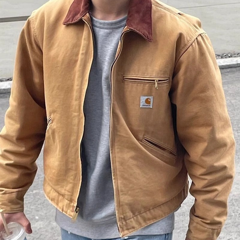 Heavyweight Cotton Lapel Jacket