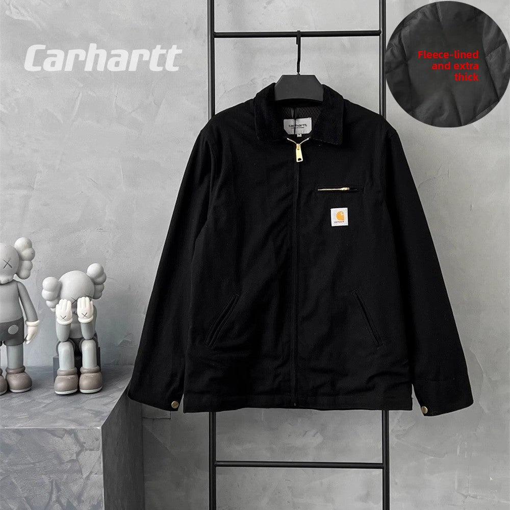 Heavyweight Cotton Lapel Jacket