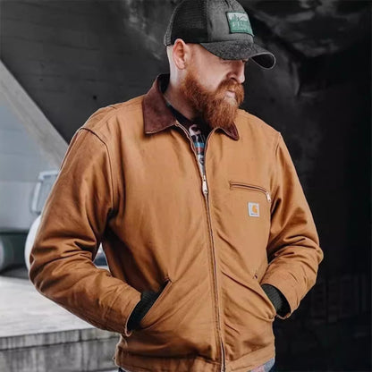 Heavyweight Cotton Lapel Jacket