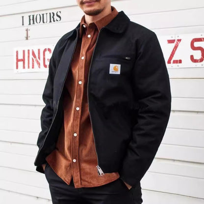 Heavyweight Cotton Lapel Jacket