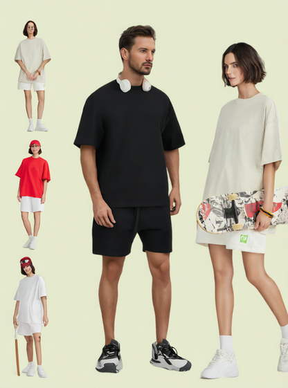 Heavyweight Cotton Mens T-Shirt for Casual and Active Wear