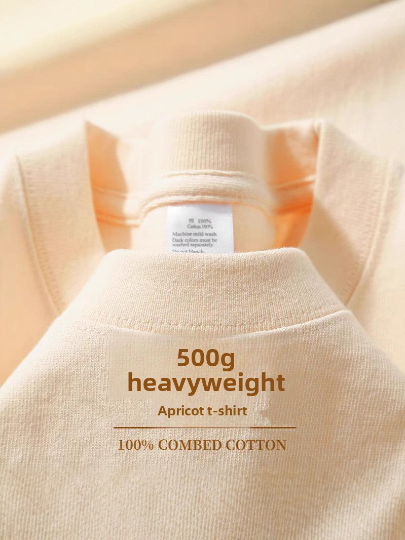 Heavyweight Cotton T-Shirt Unisex Half Sleeve