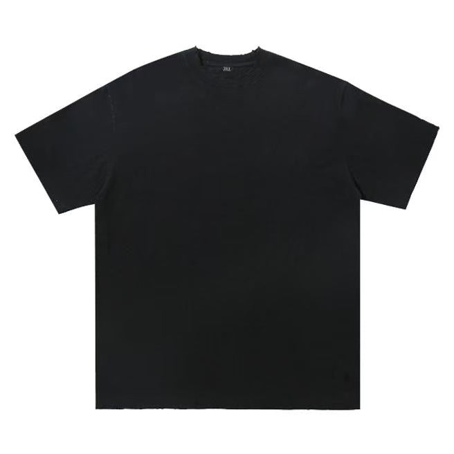 Heavyweight Distressed Cotton T-Shirt