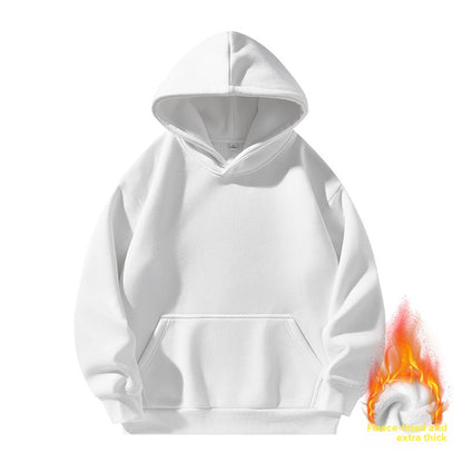 Heavyweight Fleece Lined Hooded Sweatshirt for Men and Women
