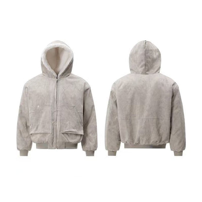 Heavyweight Hooded Cotton Padded Jacket