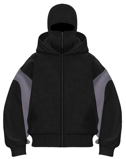 Heavyweight Hooded Sweatshirt Jacket