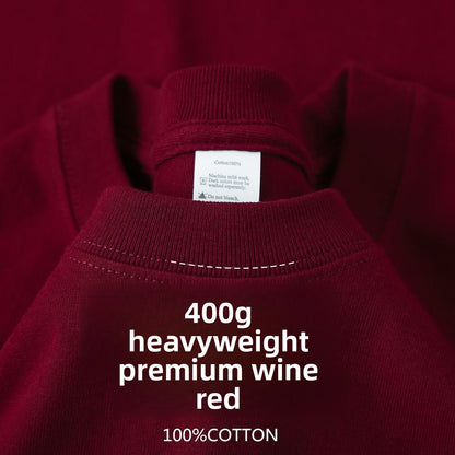 Heavyweight pure cotton T-shirt