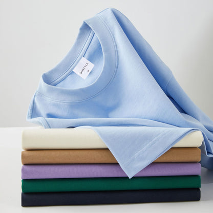 Heavyweight Solid Color Basic T-Shirt
