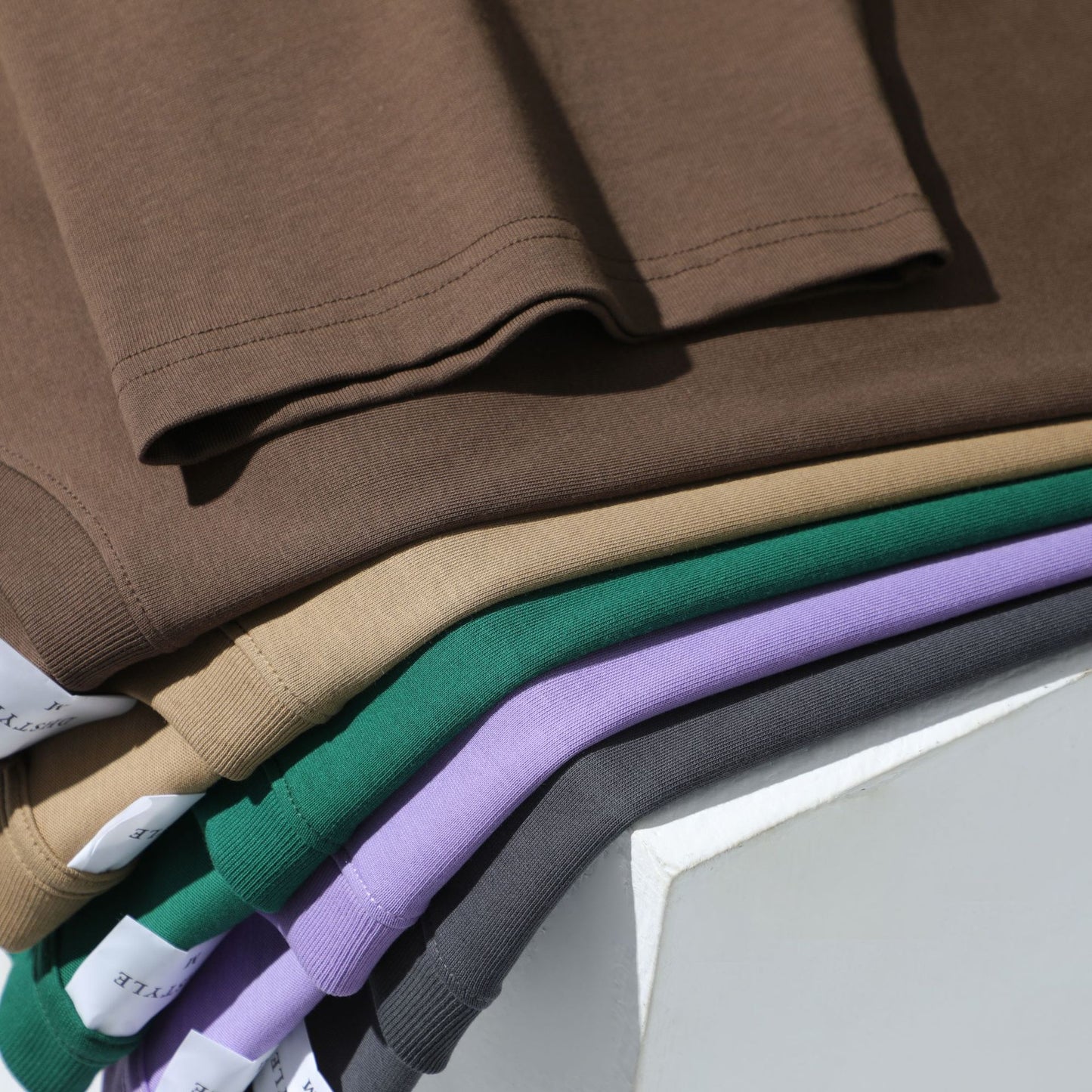 Heavyweight Solid Color Basic T-Shirt