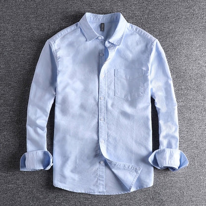 Heavyweight Washed Oxford Cotton Shirt
