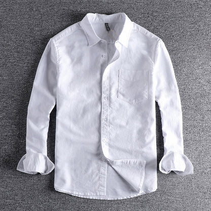 Heavyweight Washed Oxford Cotton Shirt