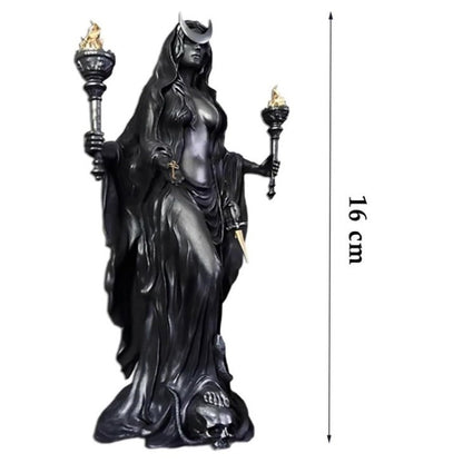 Hecate Witch Goddess Resin Statue