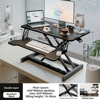 Height Adjustable Desktop Riser Stand