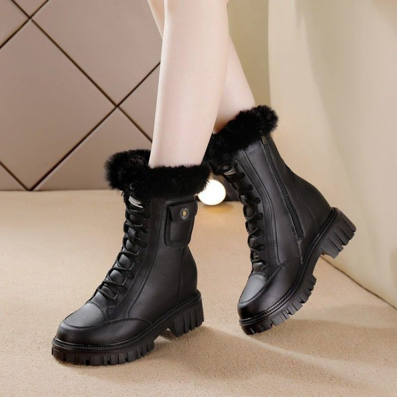 Height-increasing Martin boots