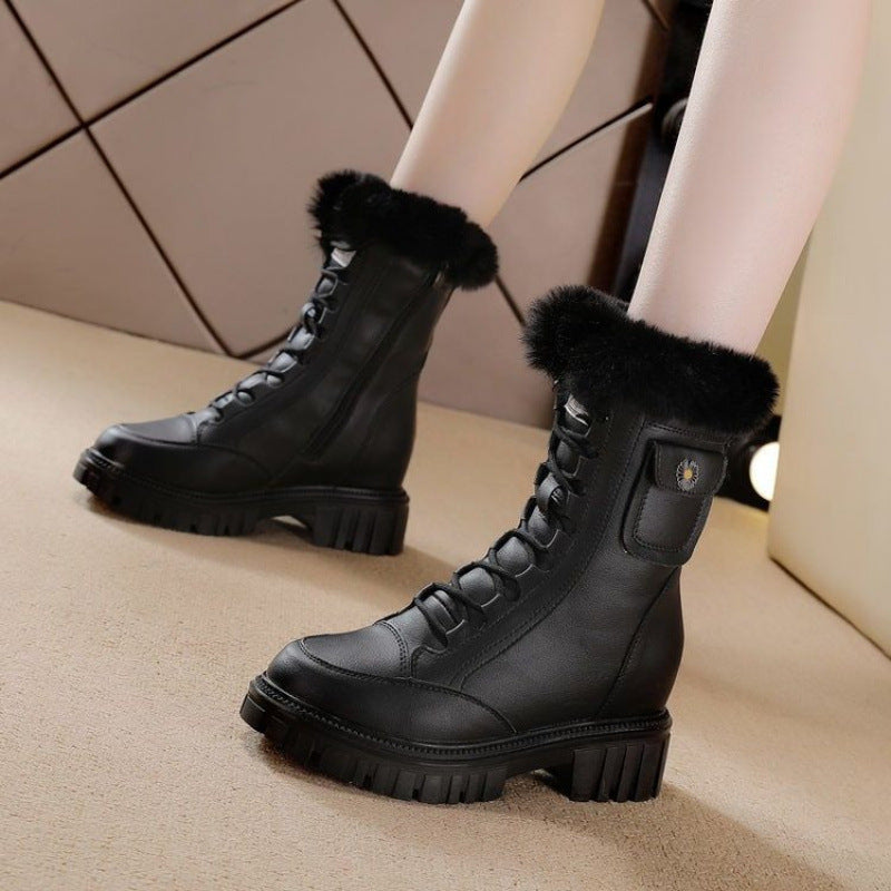 Height-increasing Martin boots