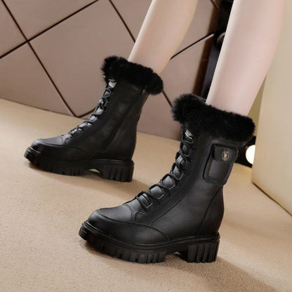 Height-increasing Martin boots