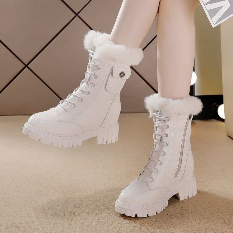 Height-increasing Martin boots