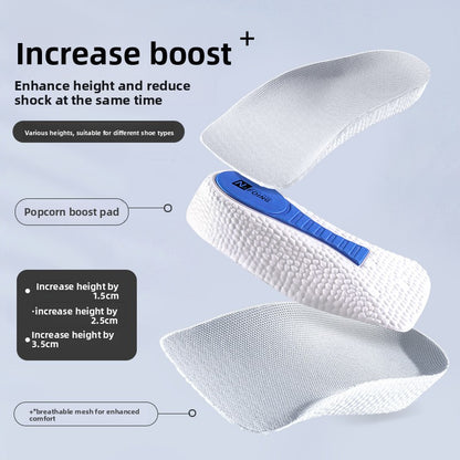 Heightening Insoles for Sports and Casual Shoes