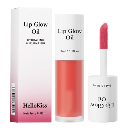 HelloKiss Fruit Lip Oil - Natural Moisturizing Glossy Lip Balm