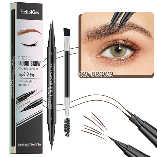 HelloKiss Natural Waterproof Double-Headed Eyebrow Pencil