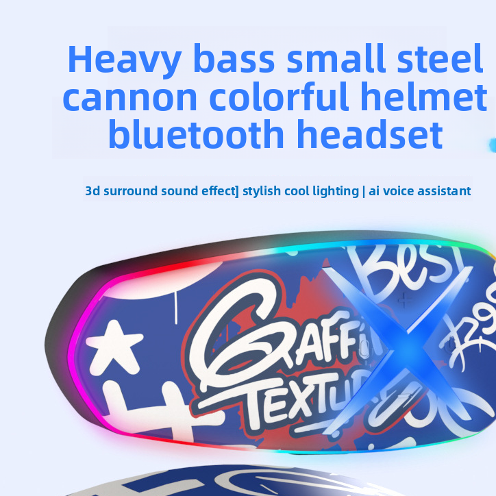 Helmet Bluetooth Headset with Intercom and Video Recording, FM Radio