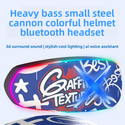 Helmet Bluetooth Headset with Intercom and Video Recording, FM Radio