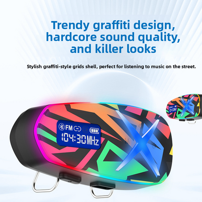Helmet Bluetooth Headset with Intercom and Video Recording, FM Radio