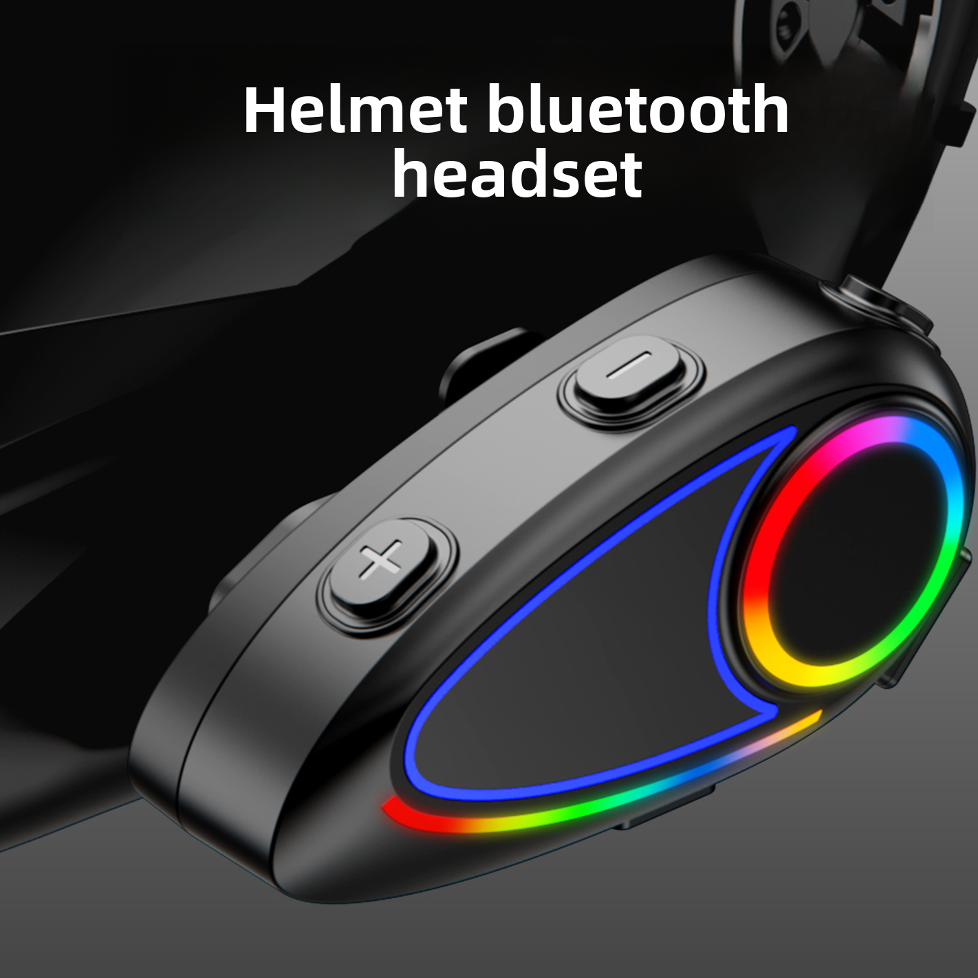 Helmet Bluetooth Headset with Intercom and Video Recording, FM Radio