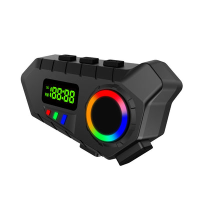Helmet Bluetooth Headset with Intercom and Video Recording, FM Radio
