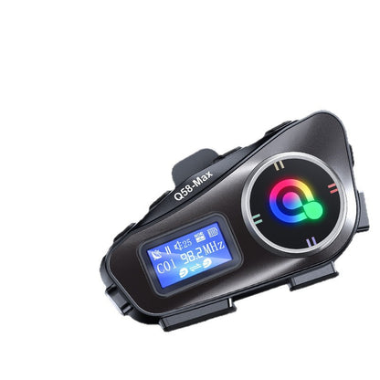 Helmet Bluetooth Headset with Intercom and Video Recording, FM Radio