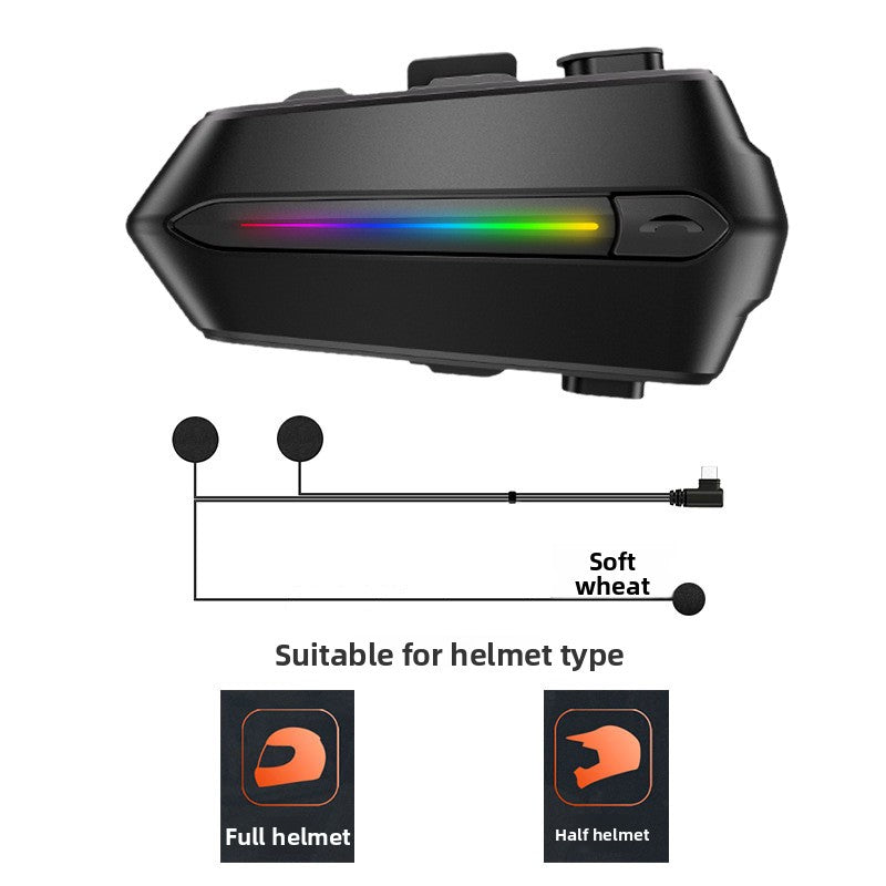 Helmet Bluetooth Headset with Waterproof
