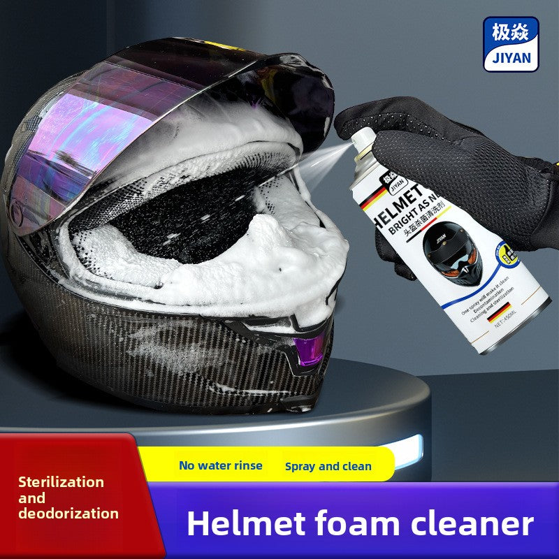 Helmet cleaner