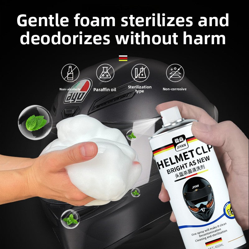 Helmet cleaner