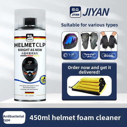 Helmet cleaner