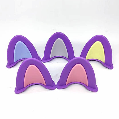 Helmet Decoration Personalized Accessories Cat Ear Sticker