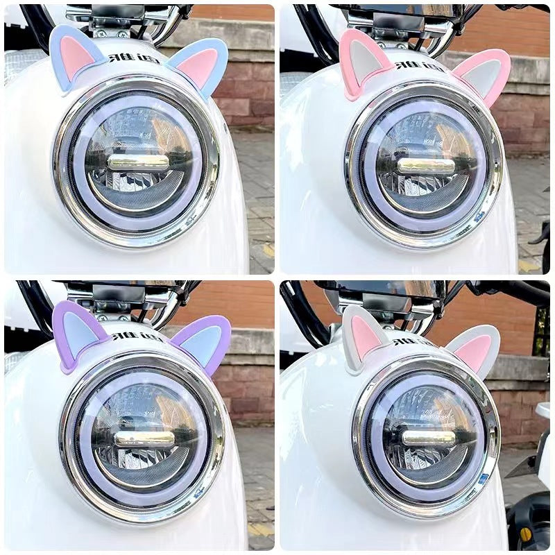 Helmet Decoration Personalized Accessories Cat Ear Sticker