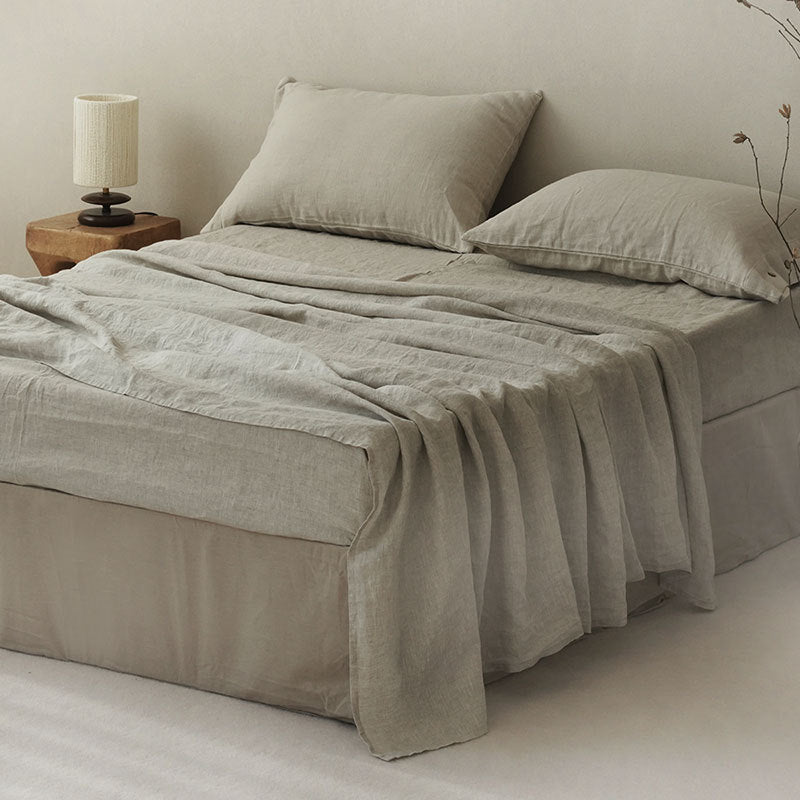 Hemp bed sheets and duvet cover
