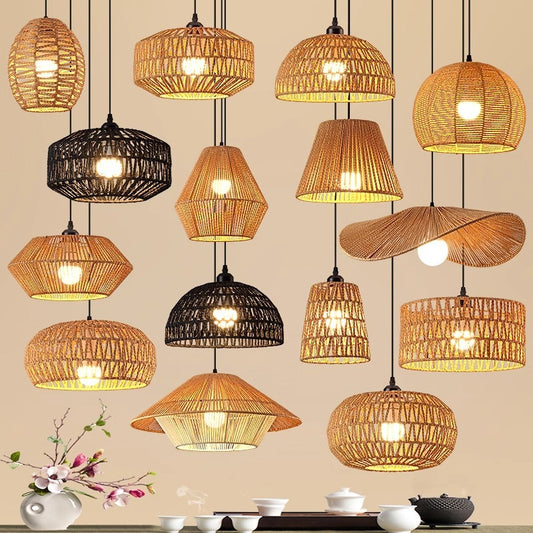 hemp rope lamp