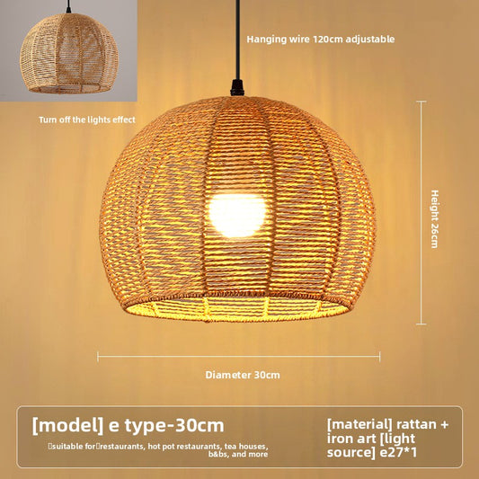 hemp rope lamp